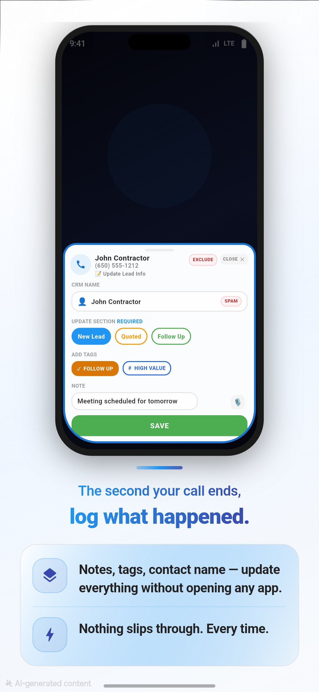 CallNoty screenshot SC2
